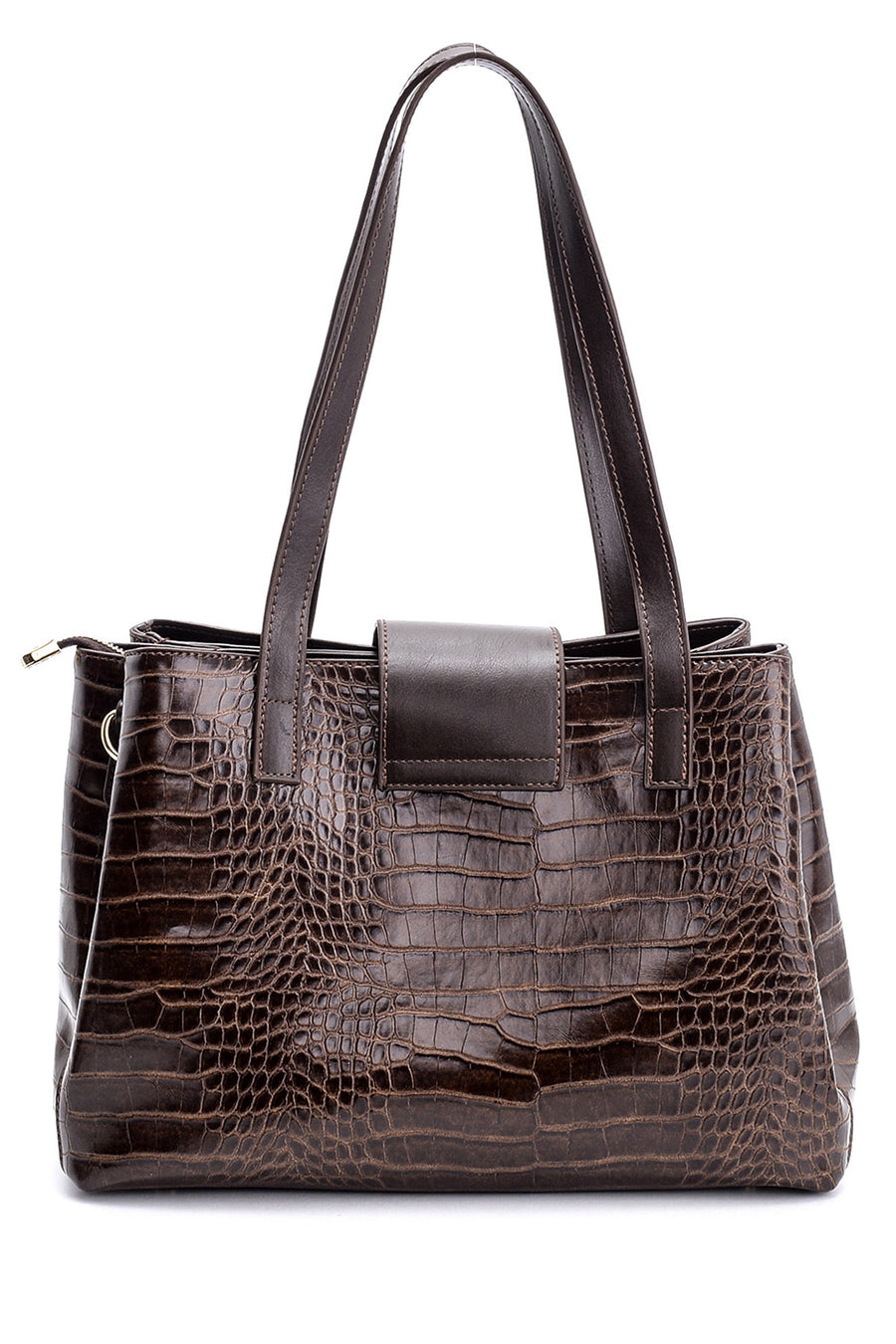 Women's Crocodile Patterned Shoulder Bag