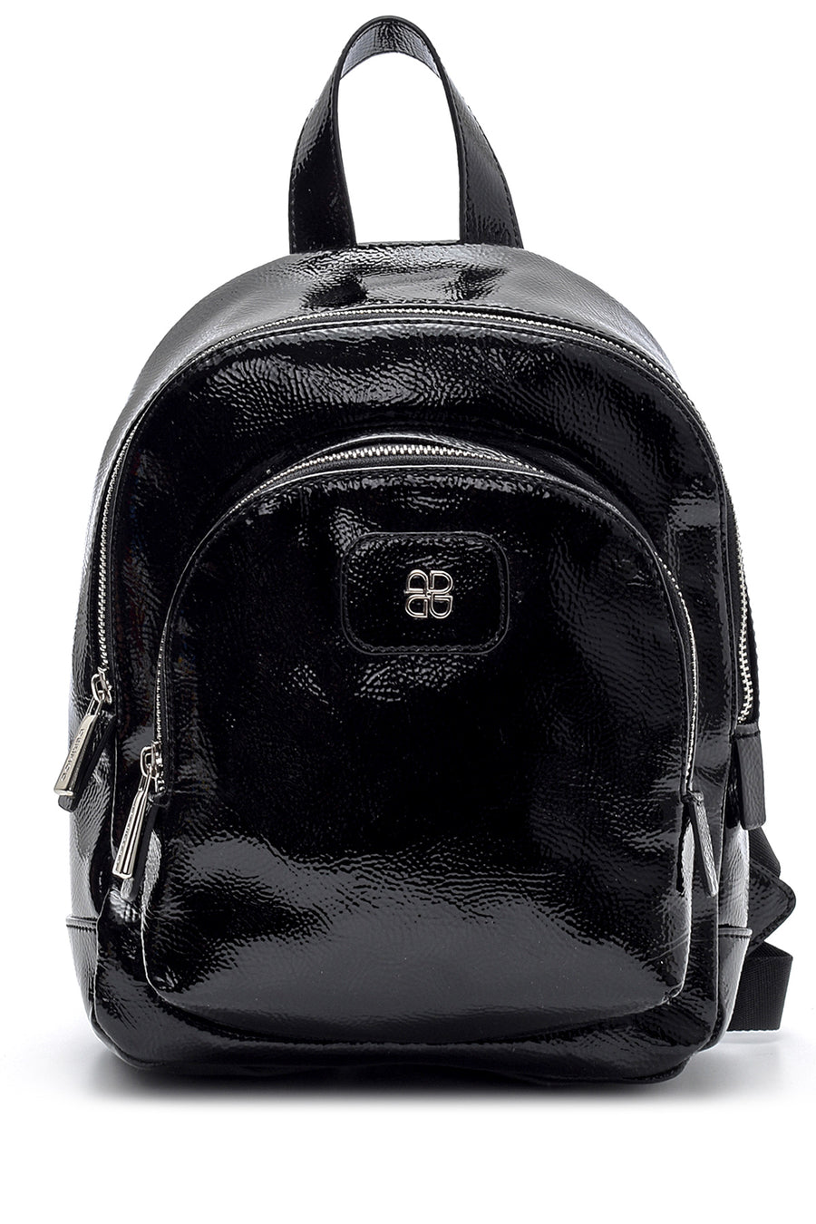 Women's Patent Leather Backpack 19WBD294518 | Derimod