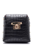 Kadın Kroko Desenli Çapraz Çanta | Derimod