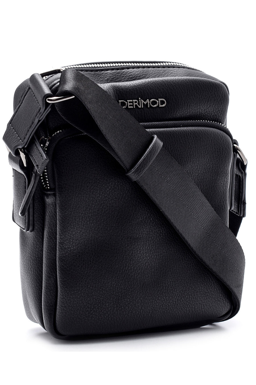 Men's Black Messenger Bag