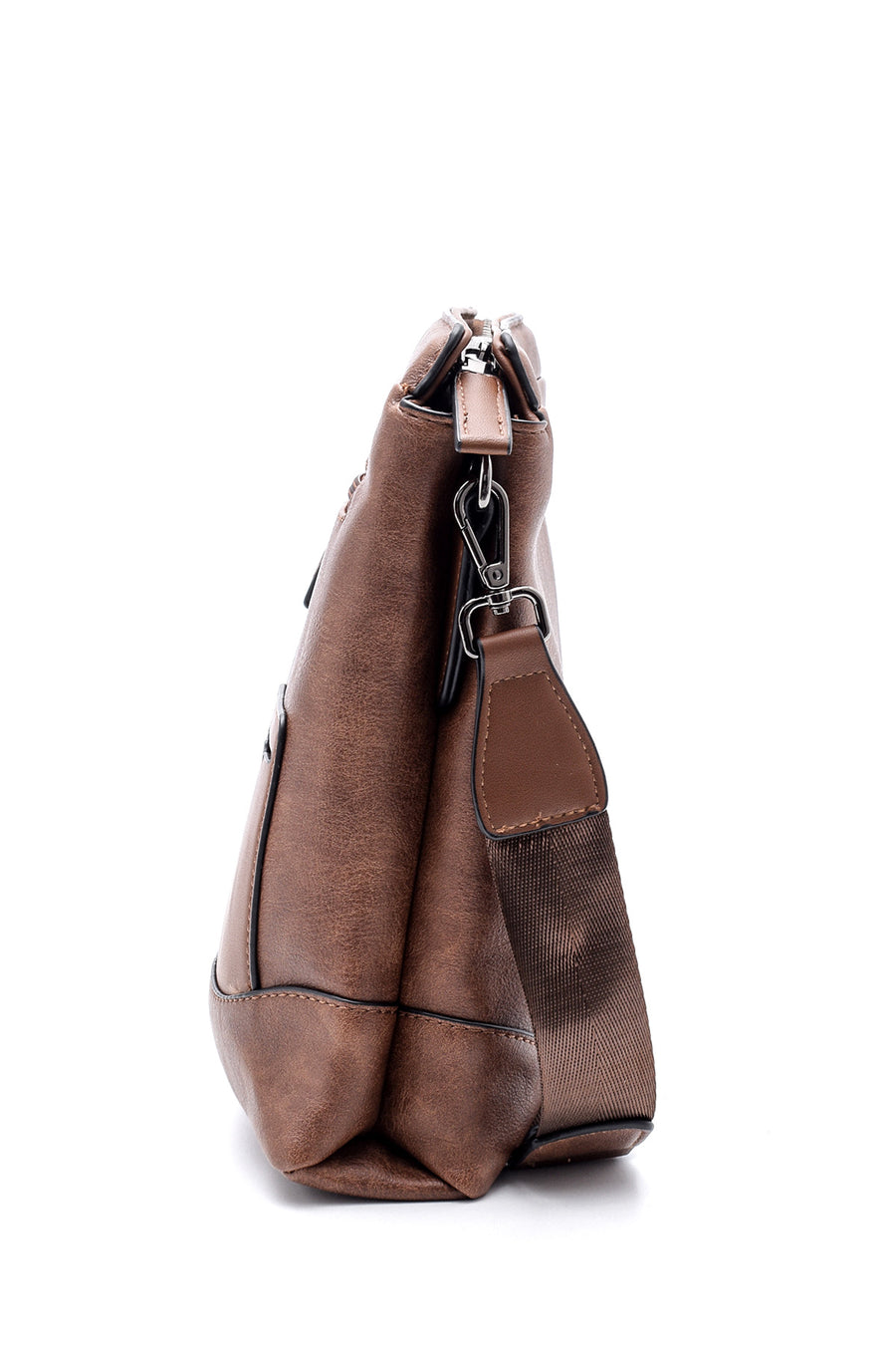 Men's Tan Messenger Bag