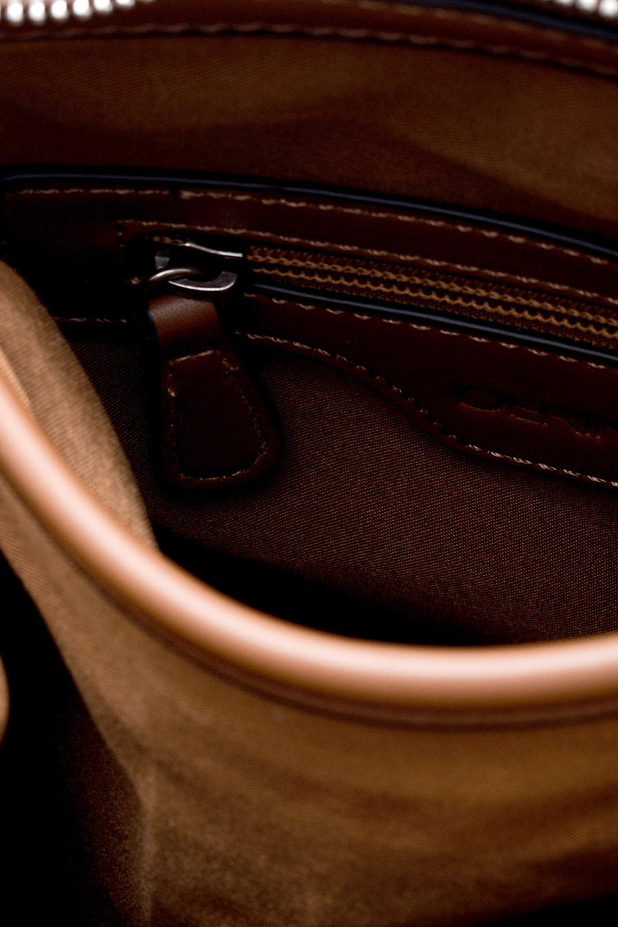 Men's Tan Messenger Bag