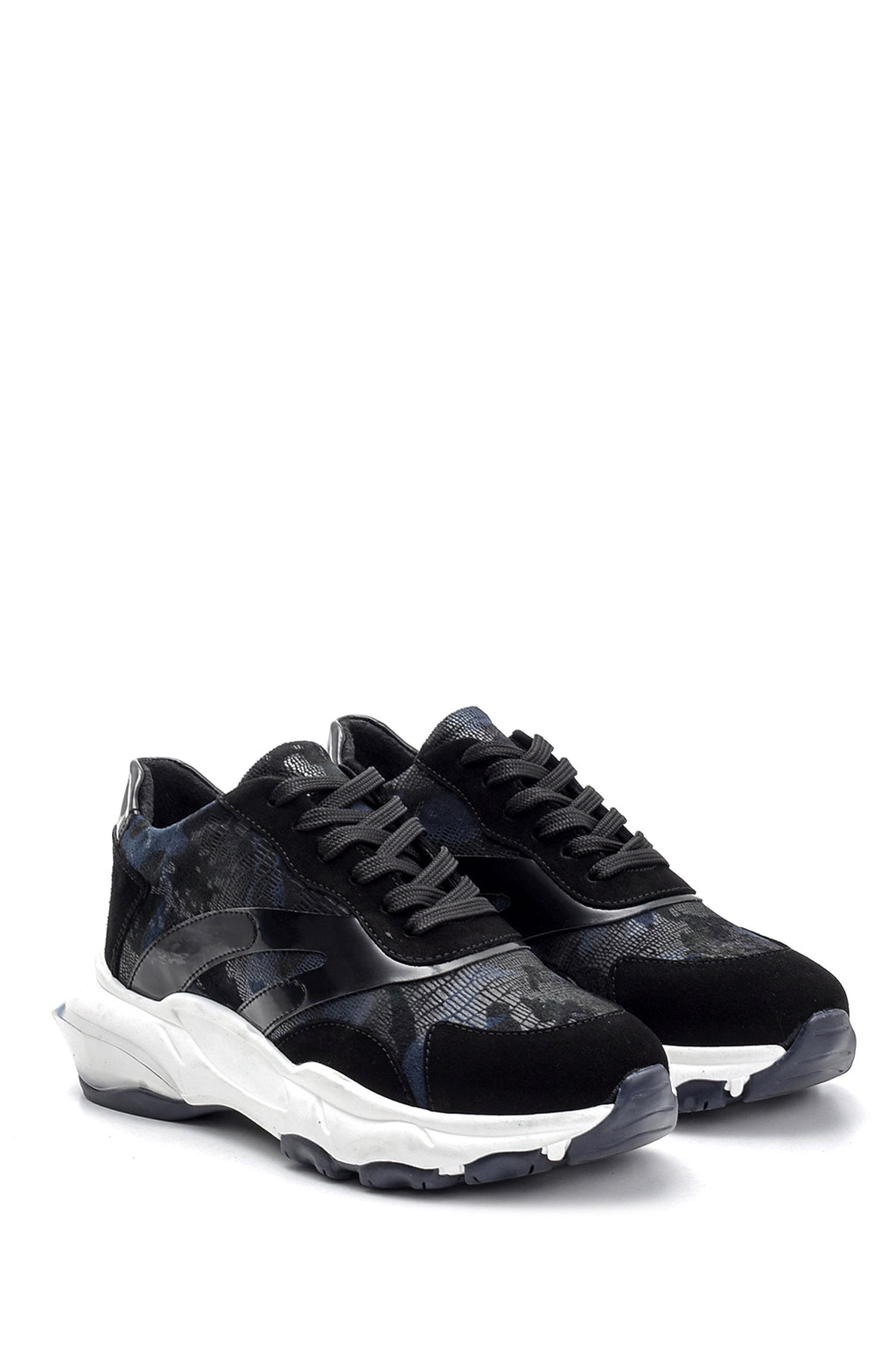 Kadın Süet Detaylı Sneaker