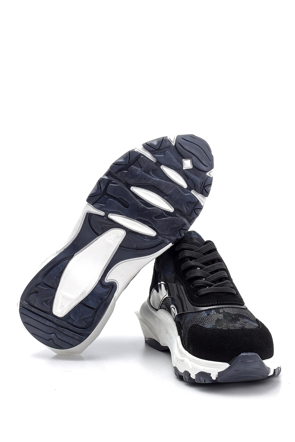 Kadın Süet Detaylı Sneaker