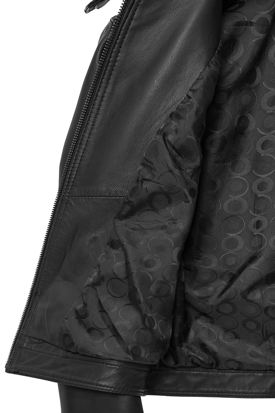 Kylie Women's Black Short Leather Jacket