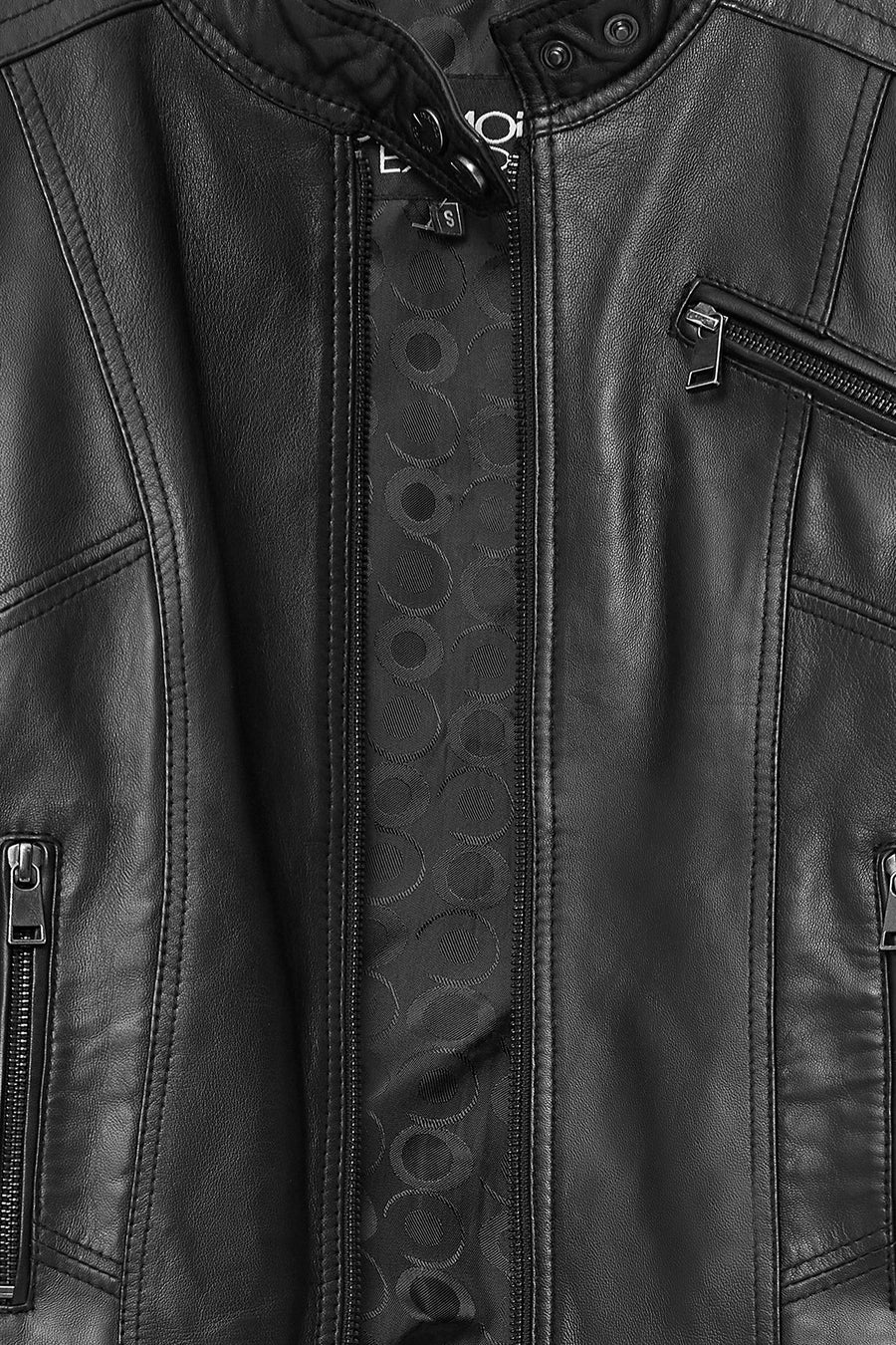 Kylie Women's Black Short Leather Jacket