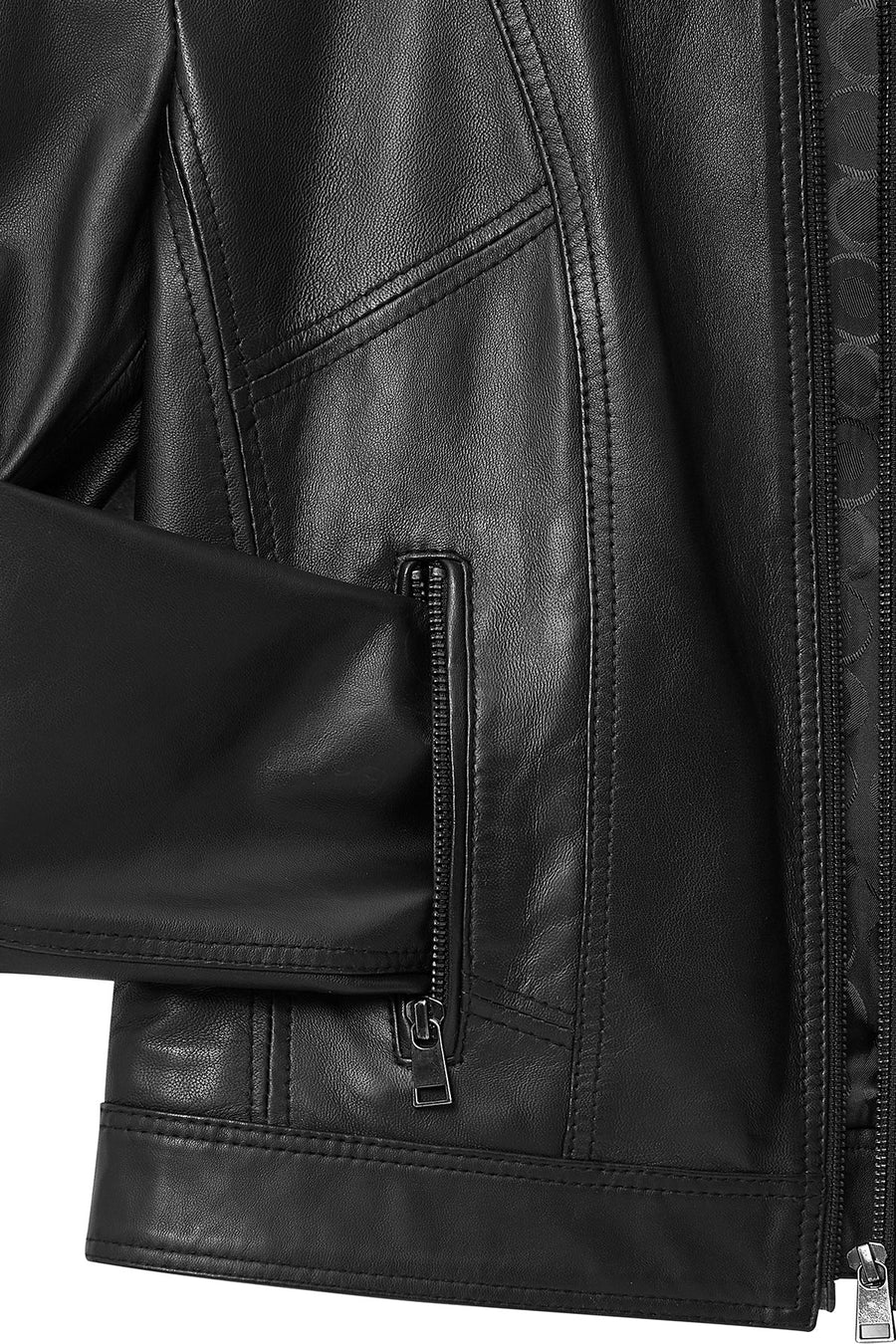 Kylie Women's Black Short Leather Jacket