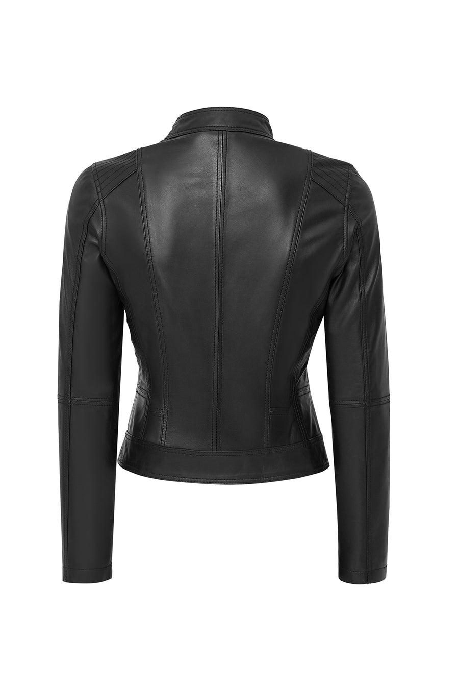 Kylie Women's Black Short Leather Jacket