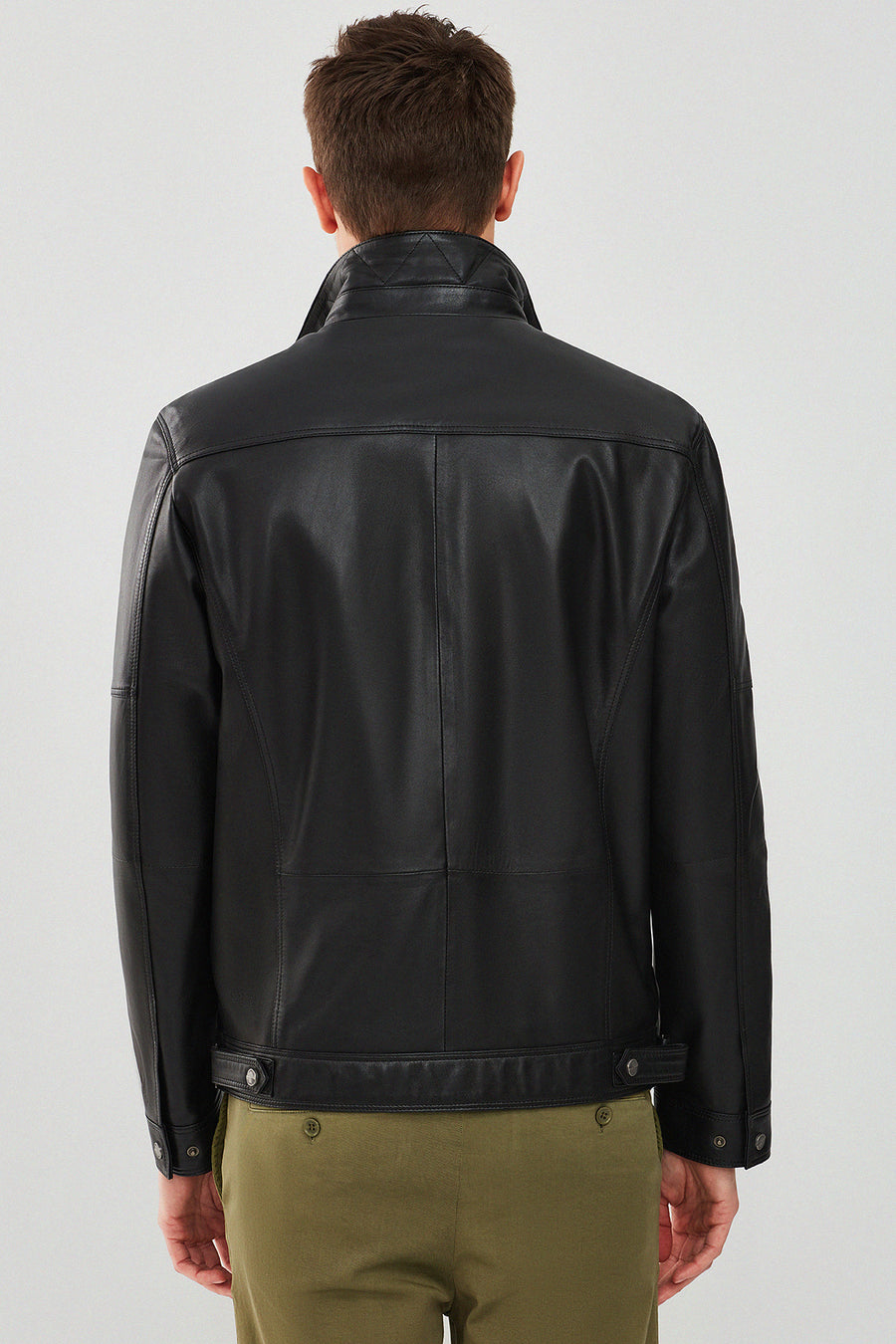 Muller Men's Black Leather Jacket