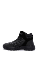 Men's Black Leather Sports Boots | Derimod