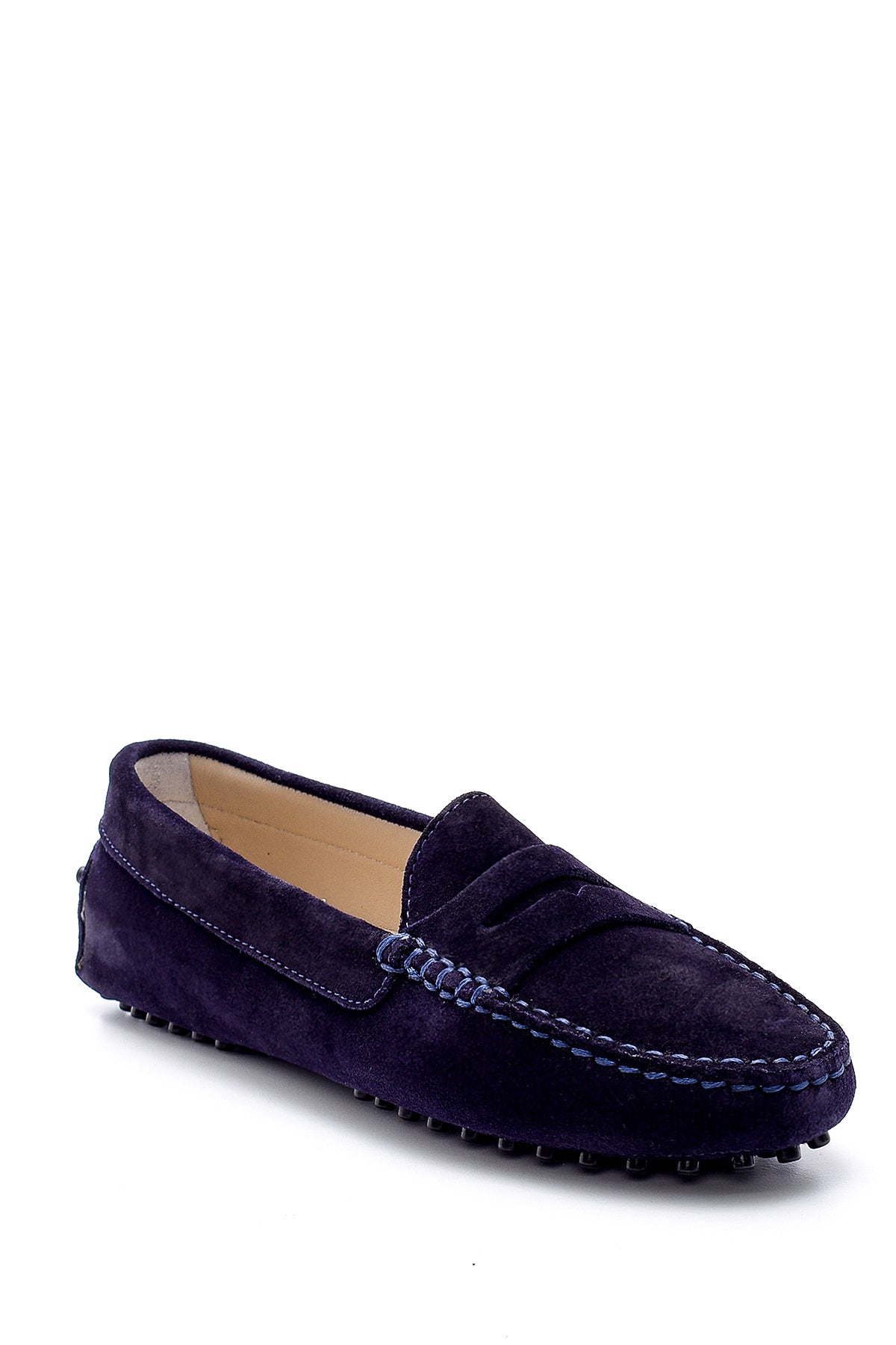 Kadın Süet Deri Casual Loafer