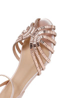 Women's Pink Stone Sandals | Derimod
