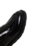 Men's Black Patent Leather Casual Loafer | Derimod