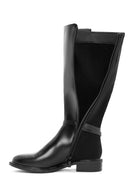 Women's Black Zipper Buckle Detail Boots | Derimod