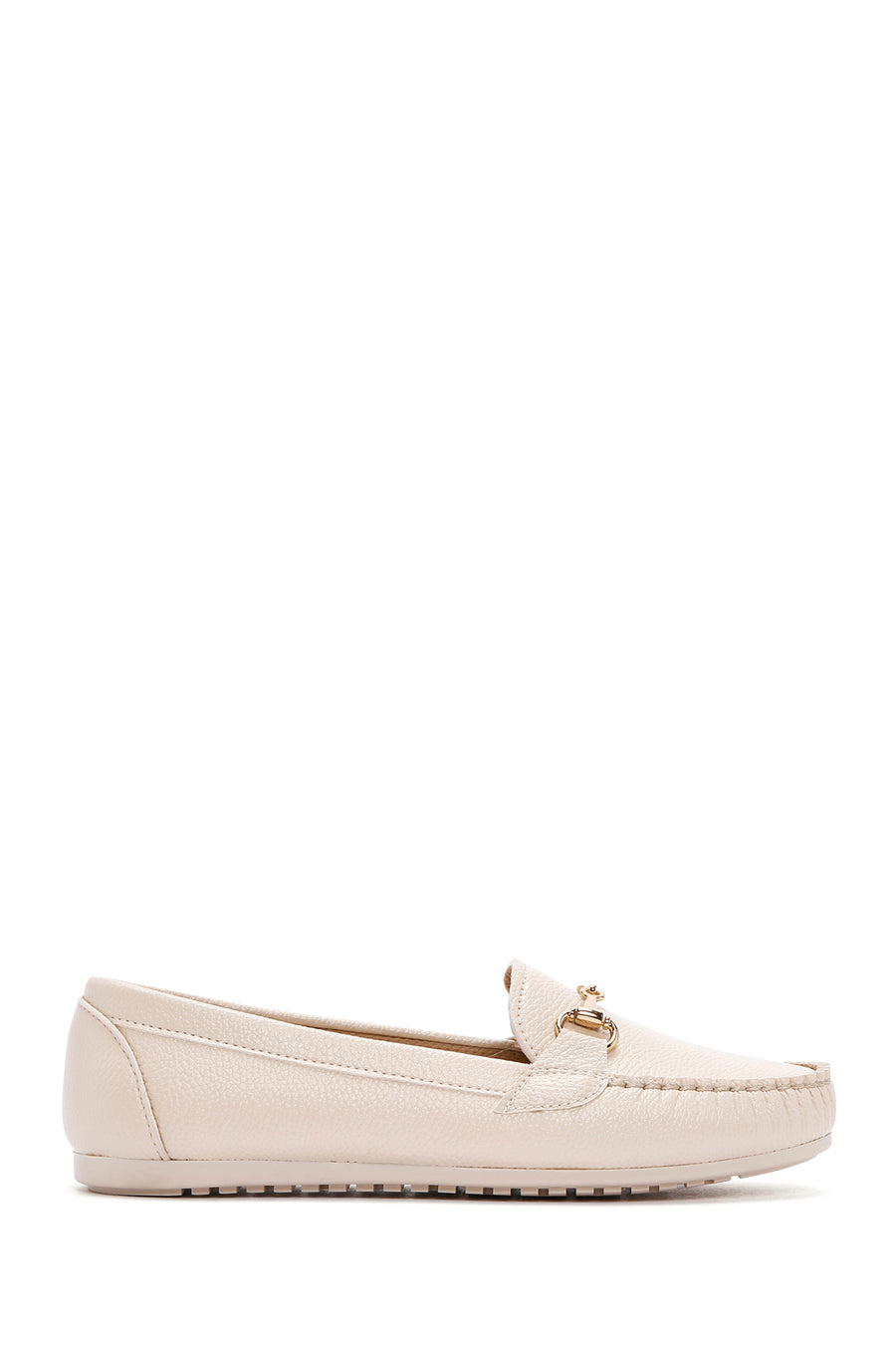Kadın Bej Toka Detaylı Loafer 21SFE1450FT | Derimod