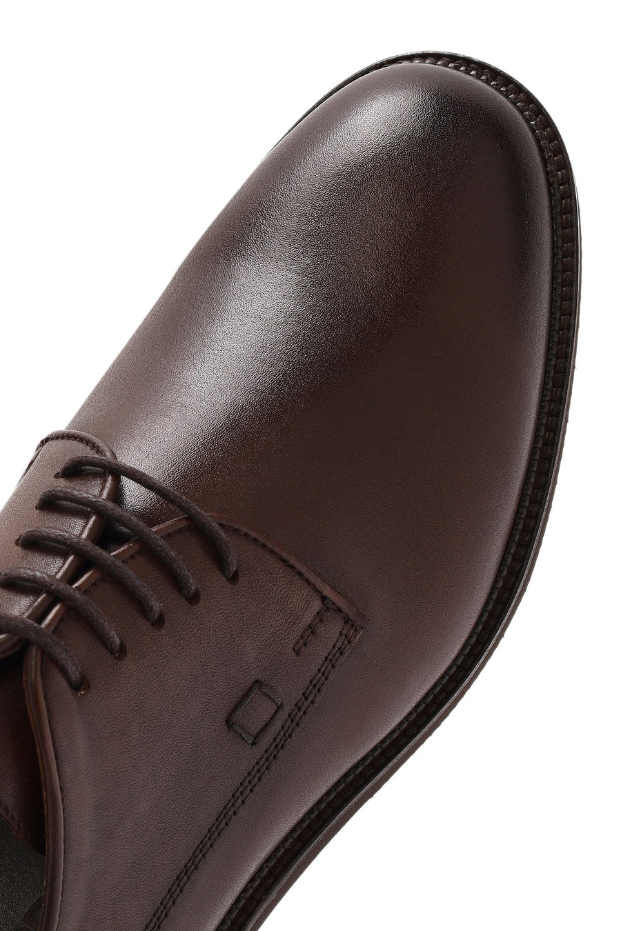 
Men's Brown Lace-Up Leather Classic Shoes
