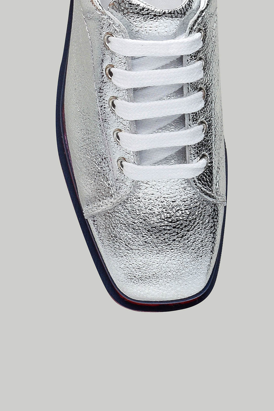 High-Sole Women's Leather Sneaker