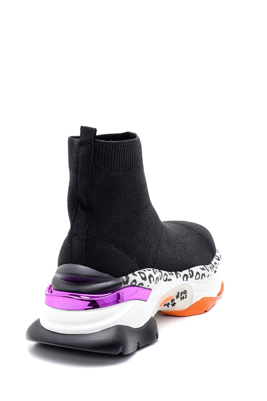 Women's Thick Colored Sole Sock Boots