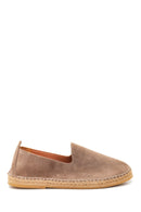 Men's Leather Suede Espadrilles | Derimod