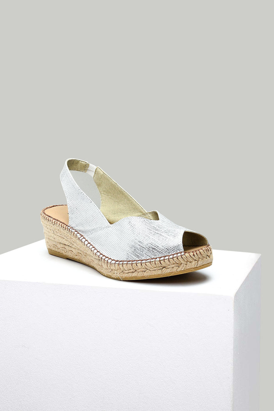 Women's White Leather Sandals 18SFD10696F | Derimod