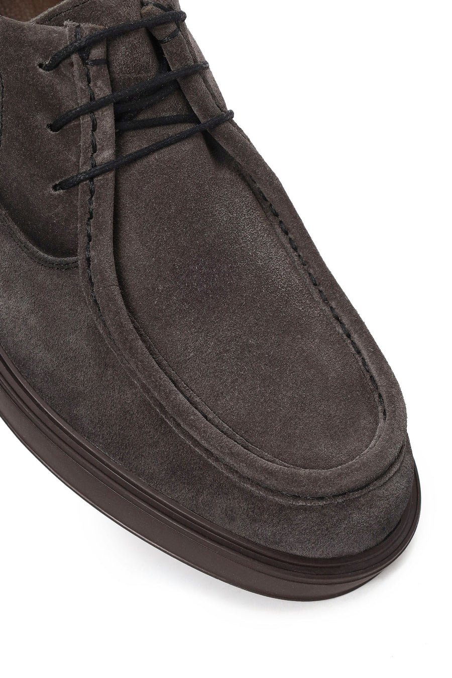 Male Anthracite Lace-up Suede Casual Shoes