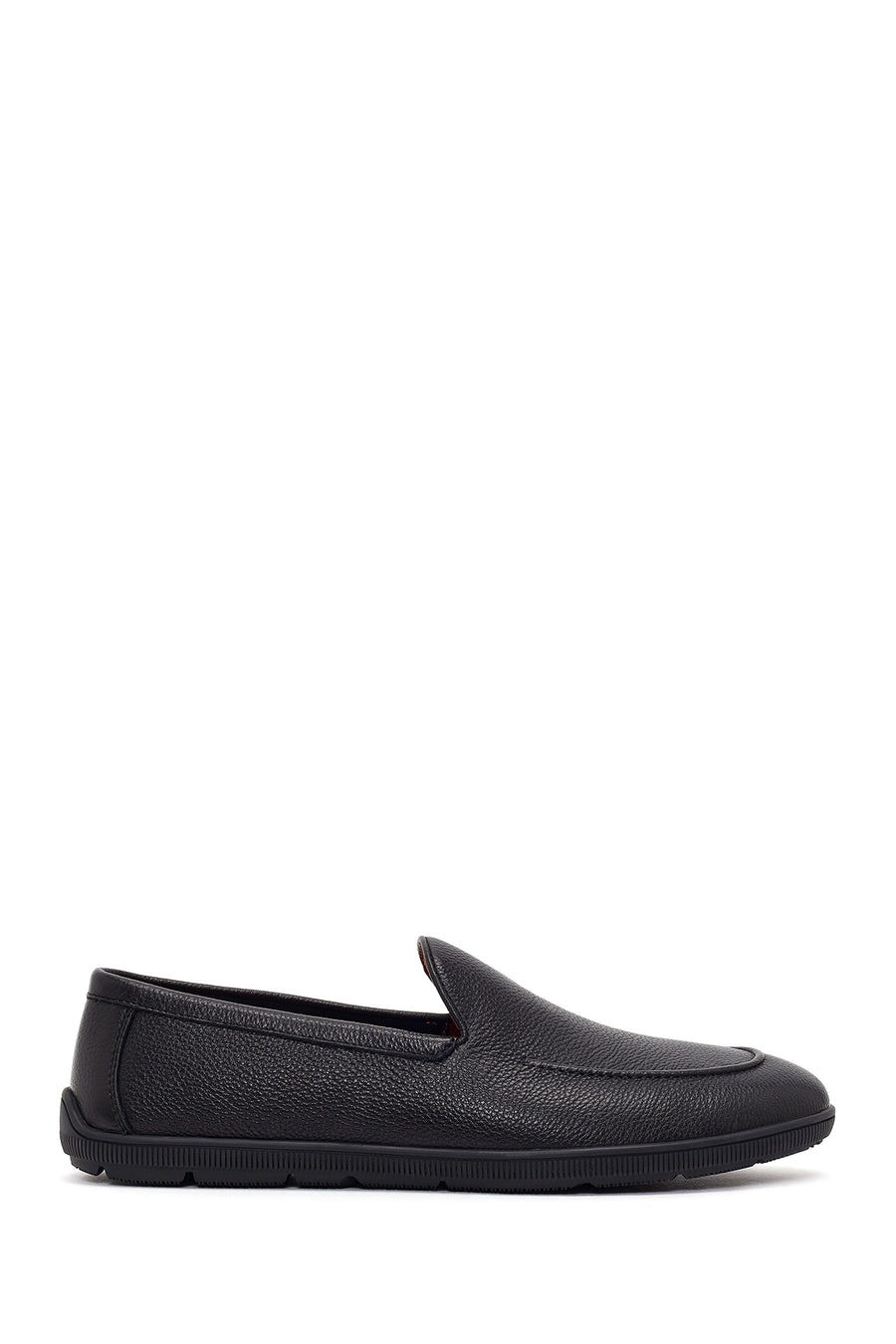 Men's Black Leather Casual Loafer 26SFD6952FT | Derimod