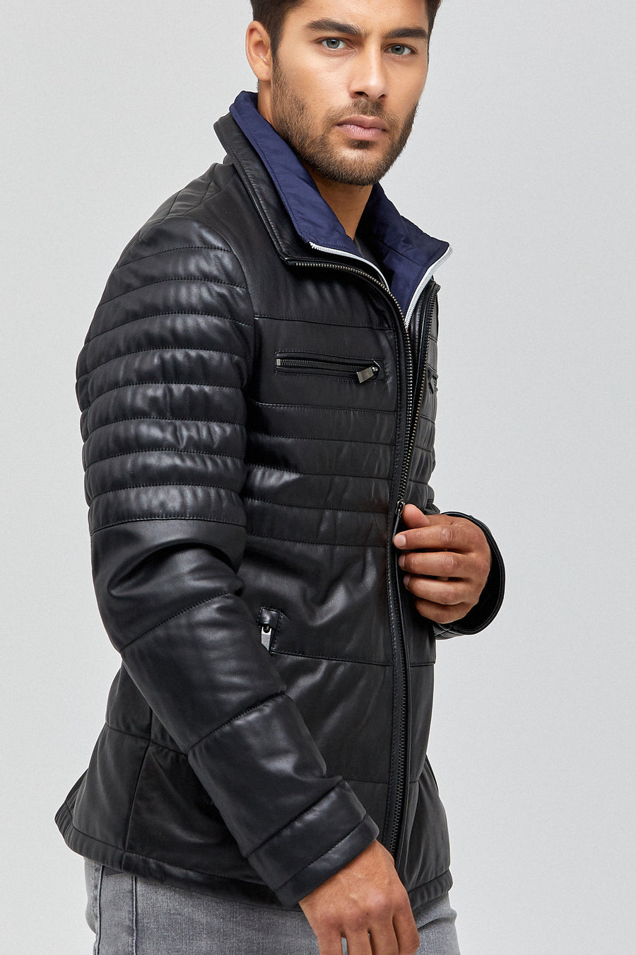 Hazard Men's Leather Jacket