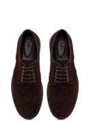 Male Brown Lace-up Suede Casual Shoes | Derimod