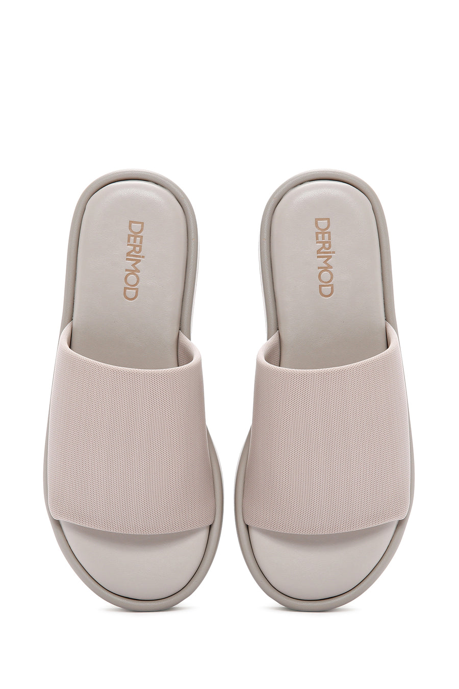 Women's Gray Thick Soled Slippers