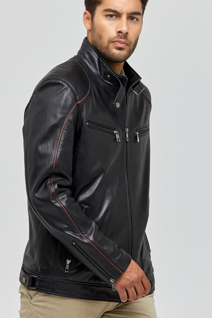Cavani Men's Leather Jacket