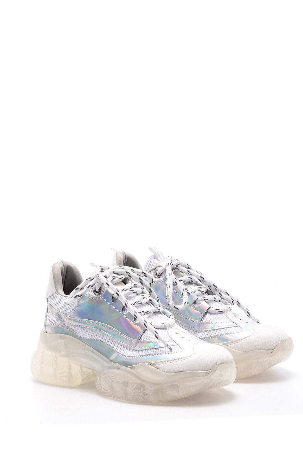 Kadın Şeffaf Tabanlı Sneaker