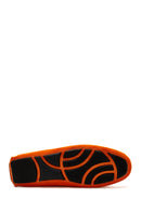 Erkek Turuncu Süet Deri Loafer | Derimod