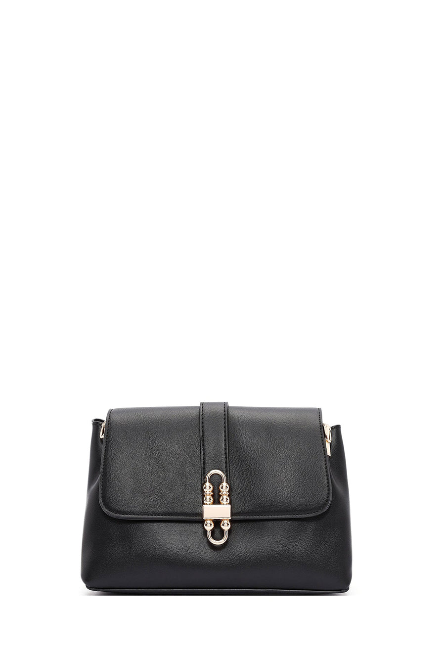 Women's Black Long Strap Shoulder Bag