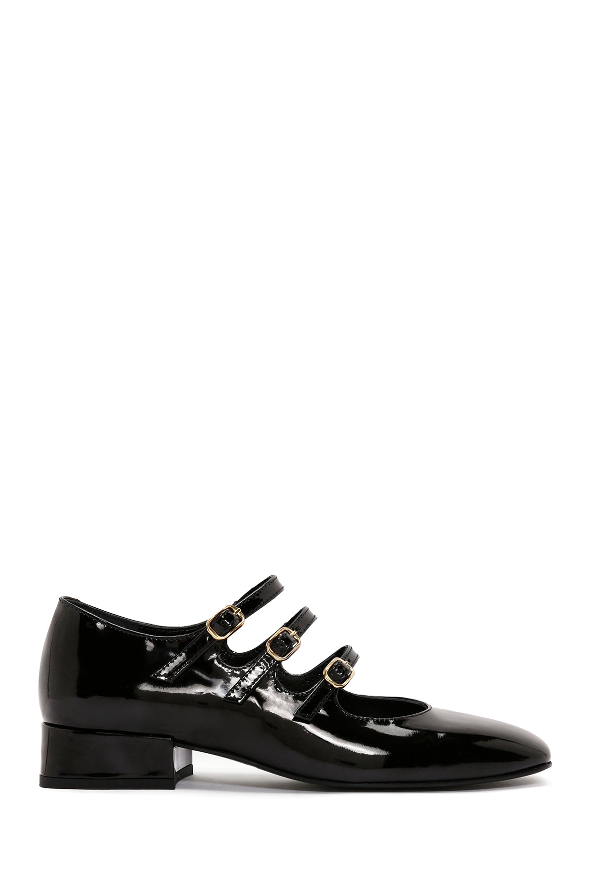 Kadın Siyah Kısa Topuklu Deri Ayakkabı 24SFD140516 | Derimod