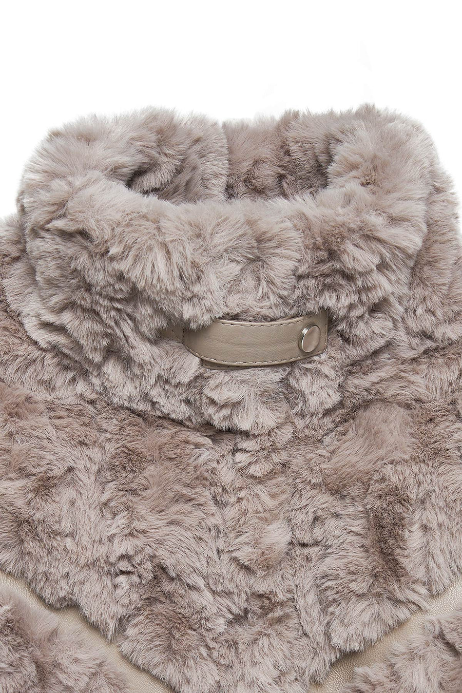 Melrose Kadın Vizon Teddy Deri Mont