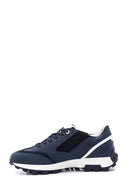 Erkek Deri Desenli Sneaker | Derimod