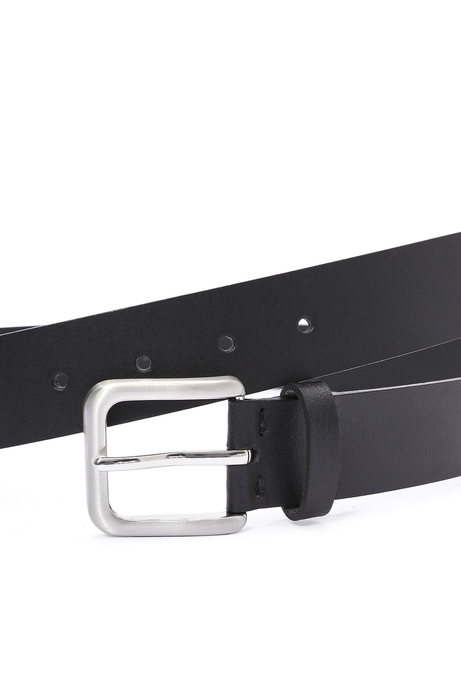 Men's Black Leather Belt