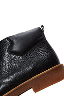 Men's Black Leather Casual Boots | Derimod