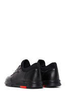 Men's Black Leather Casual Sneaker | Derimod