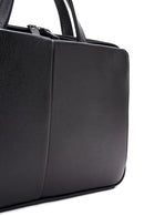 Men's Black Leather Briefcase | Derimod