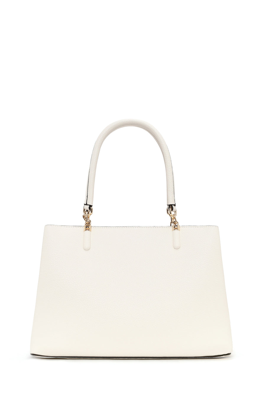 Woman Cream Long-Strap Shoulder Bag