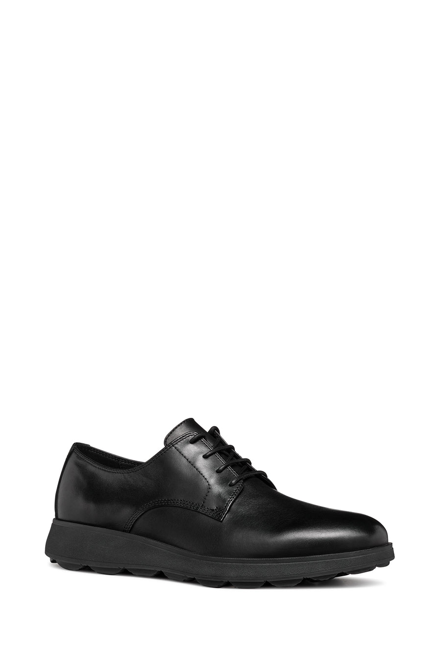 Geox Erkek Siyah Spherica Ec10  Bağcıklı Deri Casual Ayakkabı