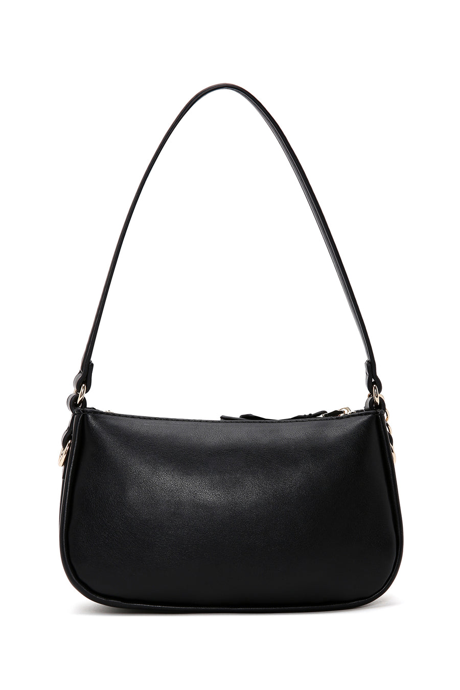 Women's Black Long Strap Shoulder Bag