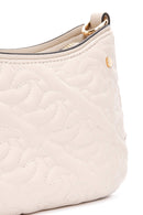 Women's Beige Long Strap Quilted Handbag | Derimod