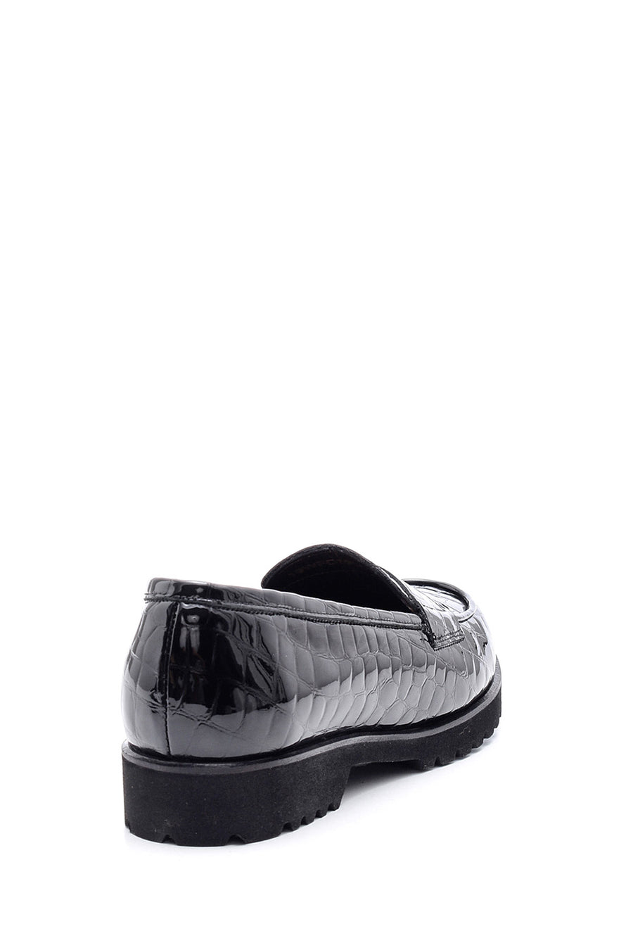 Women's Crocodile Patterned Leather Loafer