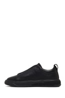 Erkek Siyah Kalın Tabanlı Deri Sneaker | Derimod