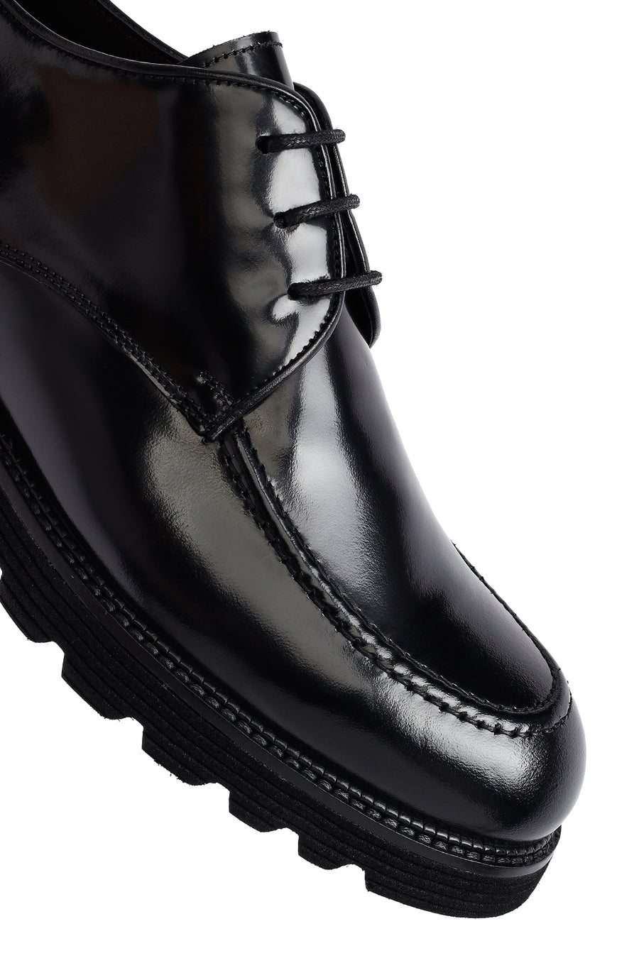 Men's Black Lace Up Leather Casual Shoes