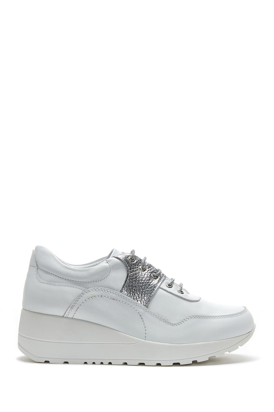 Kadın Deri Yüksek Taban Sneaker 22SFD420818 | Derimod