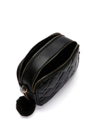 Women's Black Long Strap Quilted Crossbody Bag | Derimod