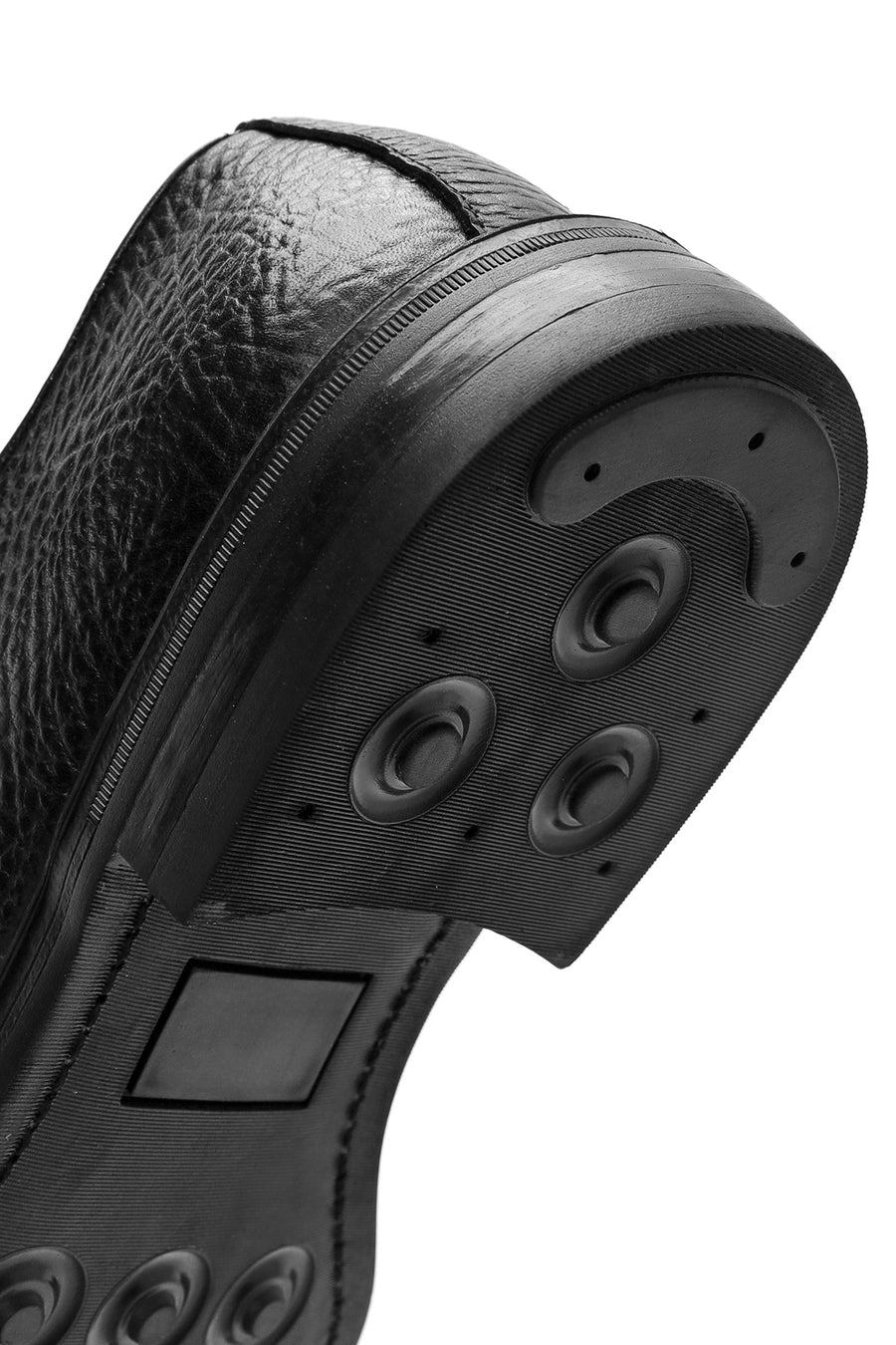 
Men's Black Lace-Up Leather Classic Shoes
